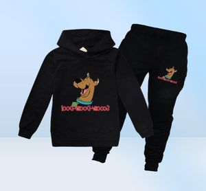 Autumn Boy Clothes Set Bambini sportivi casual a maniche lunghe Scooby doo boutique per bambini abbigliamento per bambini outfit per bambini camisetas 20112781567703