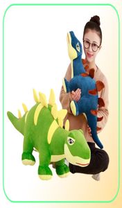 Śliczna kreskówka stegosaurus lalka pluszowa zabawka duża dinozaur lalka szmata lalka dzieci 039s dniem prezent urodzinowy 8680530