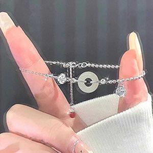 Small and Luxury Safety Buckle Jade Bracelet for Womens Fashion Personality Exquisite and Versatile High end Handicrafts 2024 New Edition