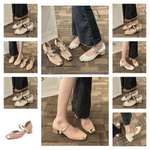 Blue Dress Shoe Designer Heel Slingback Pump Women Canvas Tweed Summer Goatskin Grosgrain Luxury Back Sandals