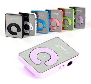 MP3 Player Mirror Clip USB Sport Support Micro TF Music Media Player Mini Clip senza screen2231565