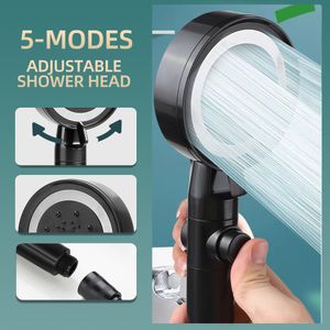 6 Mode Shower Head Water Saving Adjustable High Pressure Shower Portable Filter Water Massage Eco Shower Innovative Accessories