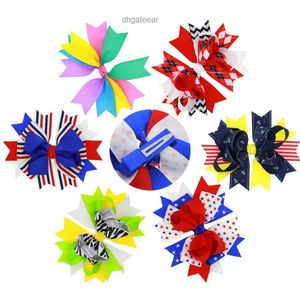 Childrens Bow Hair Accessories Colorful Bow Binding Hair Clip Set Baby Swallowtail Clip