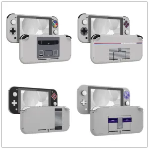 Fall Extremerat Classic NES / SNES Style Ersättning Shell Handheld Controller Housing Protector med skärm för NS Switch Lite