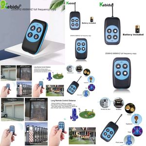 Novo Controlador Copiadora 282MHz-868MHz Clone Remote Control Cópia 433 MHz 315MHz Duplicador para portão de porta de porta elétrica da garagem elétrica em casa