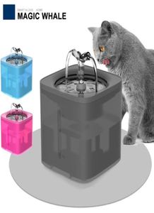 Ciotole per gatti alimentatori 2L Automatico per animali domestici Filtro Filtro Dispensore Smart Drink Smart per gatti cucciolo di cucciolo di bere 9296526