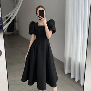 Black Party Female Dresses 2024 Evening Prom Womens Dress White Clothing Midi Harajuku In X XXL Fashion Cotton Y2K Sale 240402