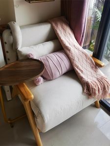 Masif ahşap kanepe yatak odası mobilya katlanabilir çift kullanımlı tek kanepe çok fonksiyonlu küçük daire kanepe yatak salonu sandalye