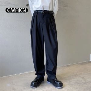 Pantaloni da uomo sciolto casual coreano coreano streetwear harem tuuse pantaloni net celebrità modellazione abbigliamento tendenza chic maschio maschio maschio