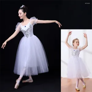 Ethnic Clothing Professional Romantic Tutu Long Tulle Tutus Ballet Dress Women Ballerina Party Dance Costumes