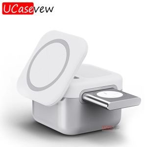 Chargers 15W 3 in 1 Magnetic Wireless Charger Portable Mobile Phone Charging Stand for iPhone 14 13 12 11 Pro Max iWatch 7 8 Airpods Pro3