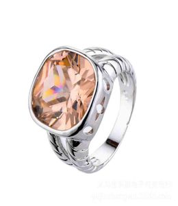 Uny verdrehte Kabelpaar -Ring -Designer Fshion Marke David Love Women Juwelry Vintage Antique Geschenkringe6173288