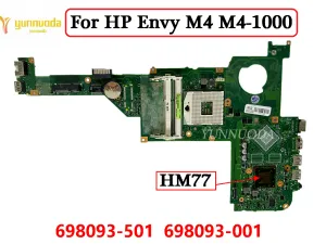 Placa -mãe original para HP Envy M4 M41000 Laptop Motherboard HM77 GMA HD DDR3 698093501 698093001 100% testado frete grátis