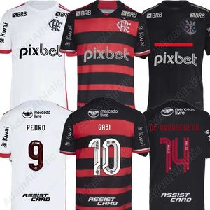 Flamengos Soccer Jersey 24 25 Pedro Gabi de Arrascaeta Football Shirts de la Cruz Gerson B.Henrique Jersey Player Version 2024 2025