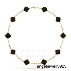Jewelry Designer Necklace Van CLover four-leaf Clover Necklace Bracelet Pendant 10 diamond luxury classic necklace womens long chain jewelry strap box