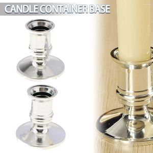 Candle Holders 2pcs Plastic Votive Candles Holder Taper Traditional Shape Candlestick Table Wedding Party Home Decoration