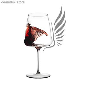 Wine Glasses 2 Pc Lot Wine Win lasses Professional Sommelier Crystal Wine Cup Anel Wins oddess Party Burundy Sherry oblet Red Wine Cup L49