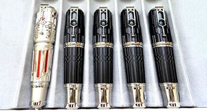 Limited Writers Edition Victor Hugo Rollerball Pen Ballpoint Pens Retro Design Black Metal Church Reliefs Office Writing Stationer9557938