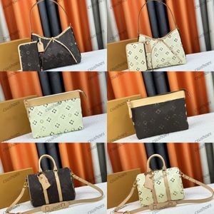 Torba na designerkę pokrytą na płótnie skórzana torba na crossbody dla kobiet worki na ramię Hobo torebki M46197 M45985 M24424 M41416