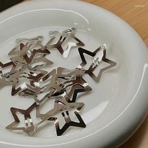 Hair Clips 50Pcs Star Pins Bling Clip Pentagram Barrette Pin Toddler Girl Hairpin Y2k Women