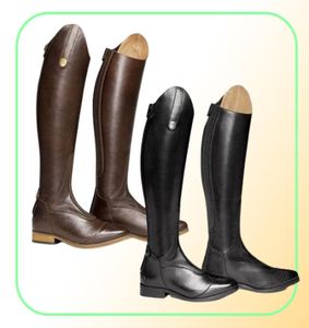 Riding high boots knee knight leather shoes equestrian boots knight wide shaft medieval women039s dress4849793