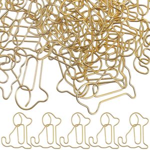 Quadros 50 PCS Office Supplies Clip Clip Small Clips Modeling Metal Document