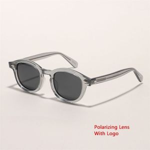 Moda Johnny Depp Óculos de sol Man Lemtosh polarizou óculos de sol feminino marca VINTAGE ACETATE DRITOR NOITE VISÃO 220518321S