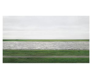 Andreas Gursky Rhein II Pography Boyama Poster Baskı Ev ​​Dekoru Çerçeveli veya Çevresiz Popaper Malzemesi 7592315