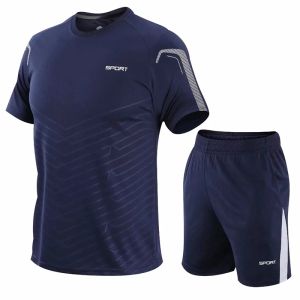 Shorts Summe Herren -Trainingsanzug T -Shirts Shorts Sportanzug Kleidung Männer Jogging Sport tragen Sportwegen Sportswear Basketball