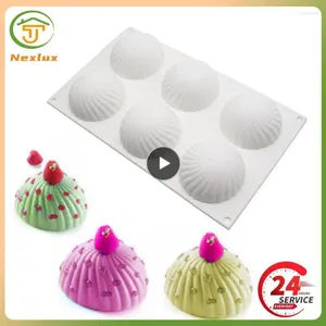 Baking Moulds Ball Sphere Silicone Mold For Cake Pastry Chocolate Candy Fondant Bakeware Round Shape Dessert Mould Decorating