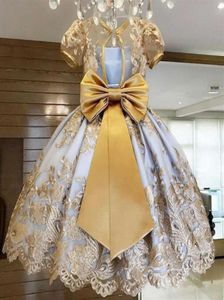 Flickor Princess Dress Elegant New Year Wedding Gown Kids Dresses For Birthday Party Clothing Vestido wear192f6833355