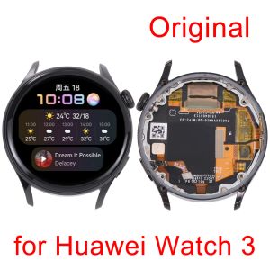 Oryginalny ekran LCD i cyfr pełny montaż z ramką dla Huawei Watch 3/Watch 3/GT 3 Pro/Watch GT 2 Pro VID-B19/GT 2E HCT