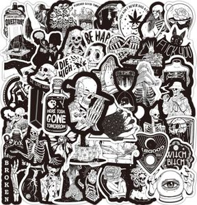 50pcs Halloween -Aufkleber Gothic Skull Graffiti -Aufkleber für Laptop -Skateboard -Motorrad -Aufkleber2222803