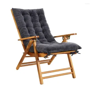 Travesseiro inyahome color sólida balançando macia confortável cadeira de escritório em casa reclinando assentos longos para externo interior