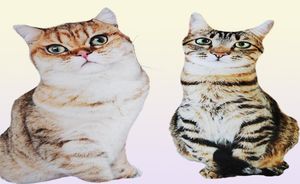 50 cm lebensechter Plüschkissen gefüllt 3D -Druck Animal Cat Throw Pillow Home Dekoration Geschenk für Auto Leute 2203047649104