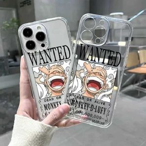 Comics Heroes Anime One Piece Nika Luffy Gear 5 Telefonfodral för iPhone 14 13 12 11 XS Pro Max X XR Plus Soft Silicone Transparent Cover CAPA 240413