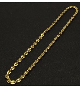 Stainless Steel Coffee Bean Chain Gold Silver Color Plated Necklace And Bracelets Jewelry Set Street Style 22quot wmtDny whole208774956