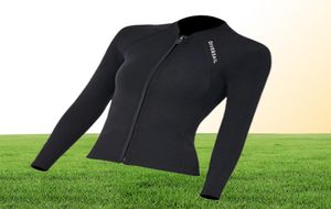 Yüzme Giyim Dalış Yelken Kadınlar Neopren Wetsuit Üstler Uzun Kollu Mayo Gömlek Kadınlar Antiuv Spearfishing Diving Wetsuits Jacket9031503