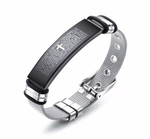 Bracelets de charme clássico titânio malha de aço de ouro Designer de personalidade ajustável Designer masculino Acessórios de joias masculinos pulseira pulseira pulseira bracelet2116652