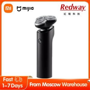 Prodotti xiaomi originale Mijia S500 rasoio elettrico a secco bagnato a secco a secco a secco a doppia pala 3D Testa di barba Terrimer ricaricabile