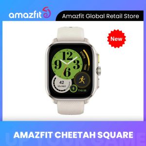 Watches 2023 New Arrival Amazfit Cheetah Square Smartwatch 150+Sports Mode Ultra Slim Dualband GPS Monitoring Smart Watch
