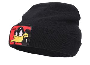 2019 Nowe haft haftu zwierząt Czapka Czapka Mężczyźni ciepłe dzianiny zimowe czapki dla kobiet Hip Hop Skullies Bonnet unisex cap96476793298366