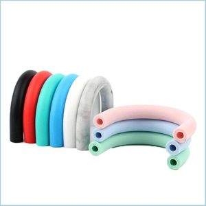 Diğer u tüp şekli sile diş çıkarma boncukları bpa yumuşak bebek teether diy çiğneme hemşirelik kolye kolye duyusal oyuncak damla dağıtım dhgarden dhrwb