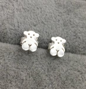 Gioielli per orso Nuovi orecchini in argento da 100 925 Orecchini in argento Orso Orso adatta per le donne Whole 6111402459617