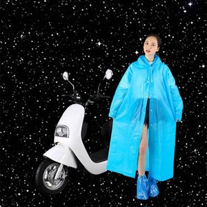 Fashionabla förtjockad EVA utomhus regnrock för resor