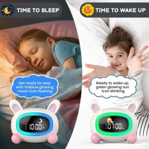 Clock alarm dla dzieci OK, aby obudzić dzieci z treningiem snu i dźwiękowym Prezent urodzinowy dla chłopców