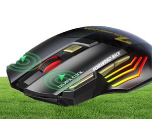 Mice Rechargeable Wireless Mouse Bluetooth Gamer Gaming Computer Ergonomic Mause With Backlight RGB Silent For Laptop PC 2210203487624