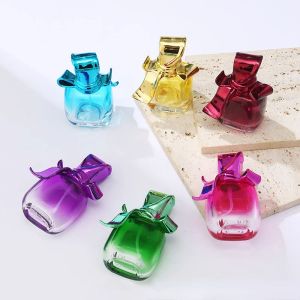 15 ml de vidro portátil garrafa de perfume portátil vazio atomizador cosmético Multi-Color Bowknotnó garrafa de garrafa spray de aroma de aroma