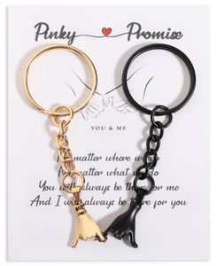 best friend Keychain Christmas Pinky Promise