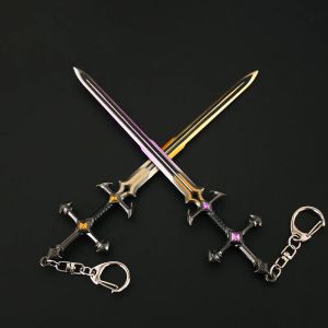 17 cm Broken Blade of the Ruined King Valorant Keychains Game Peripheral Metal Katana Model Accessories Keychain Gifts Toys Boys